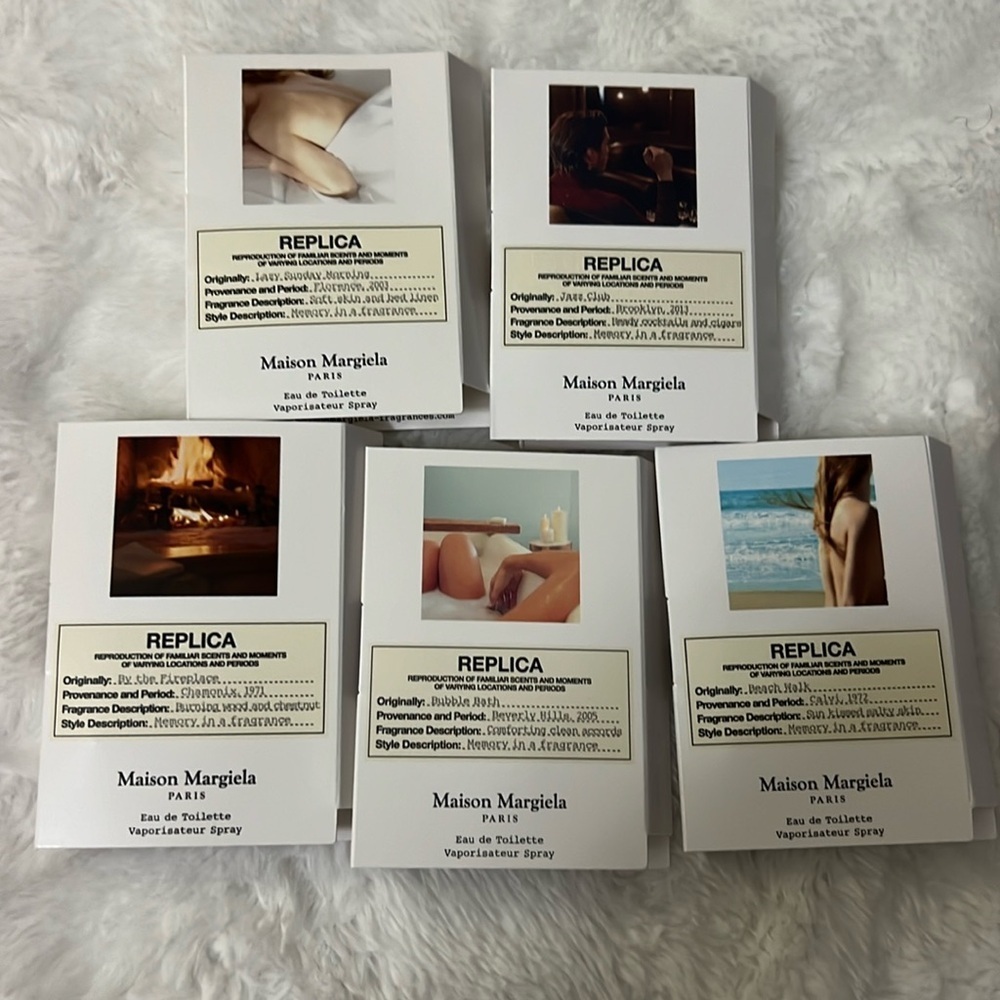 Maison Margiela Replica Perfume Sample Set 5pc Beach Walk Lazy Sunday Jazz Club